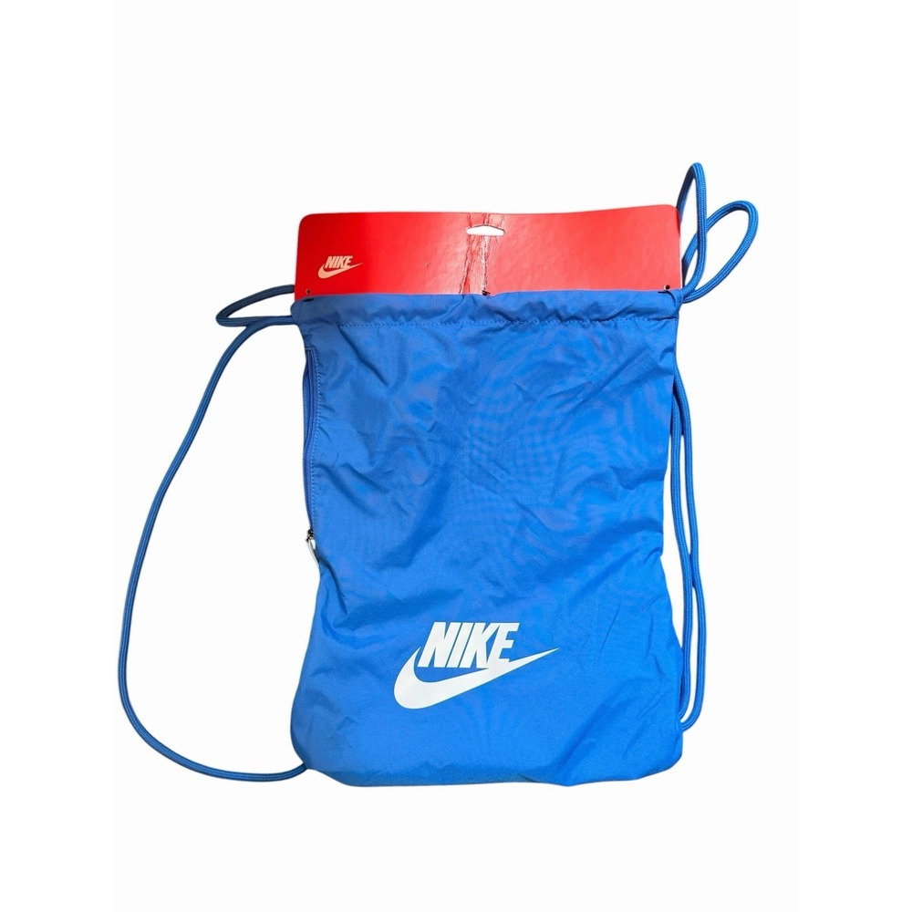 Nike Drawstring Backpack Blue 17x12
